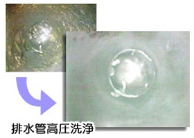 排水管高圧洗浄 排水管高圧洗浄